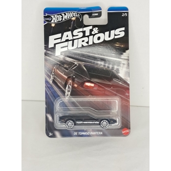 Hot Wheels 1:64 Fast & Furious Street Racing - De Tomaso Pantera black